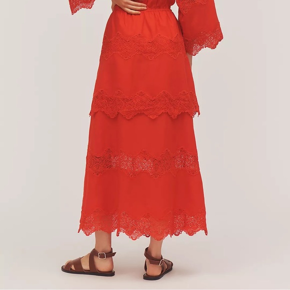 Anthropologie Farm Rio x Anthropologie V-Neck Tie-Front Midi Dress - Picture 10 of 12